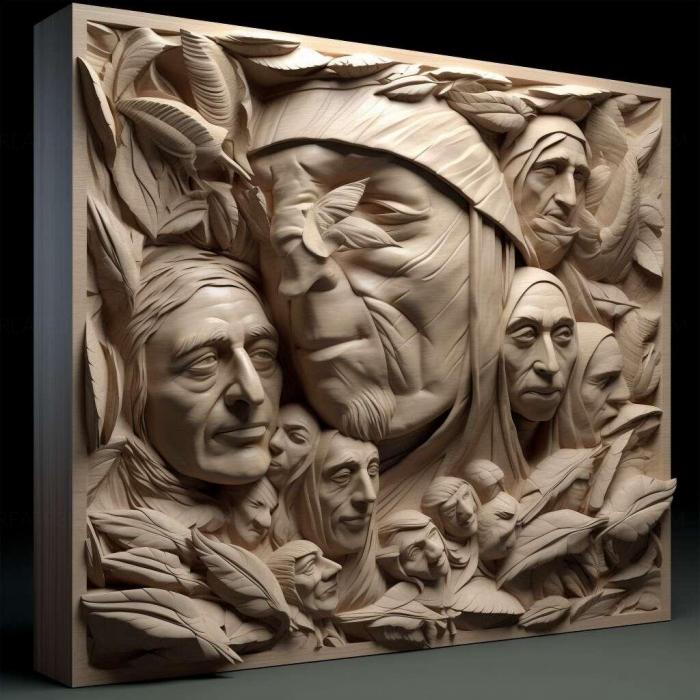 نموذج ثلاثي الأبعاد لآلة CNC 3D Art 